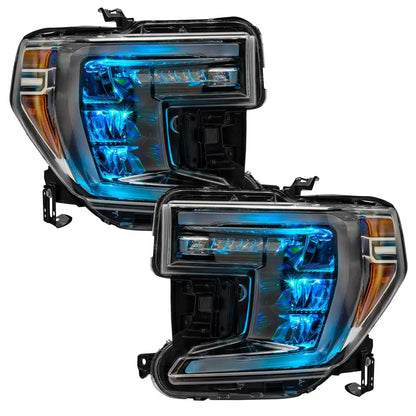 ORACLE Lighting 2019-2022 GMC Sierra 1500 ColorSHIFT RGB Demon Eye Headlight Upgrade by ORACLE Lighting