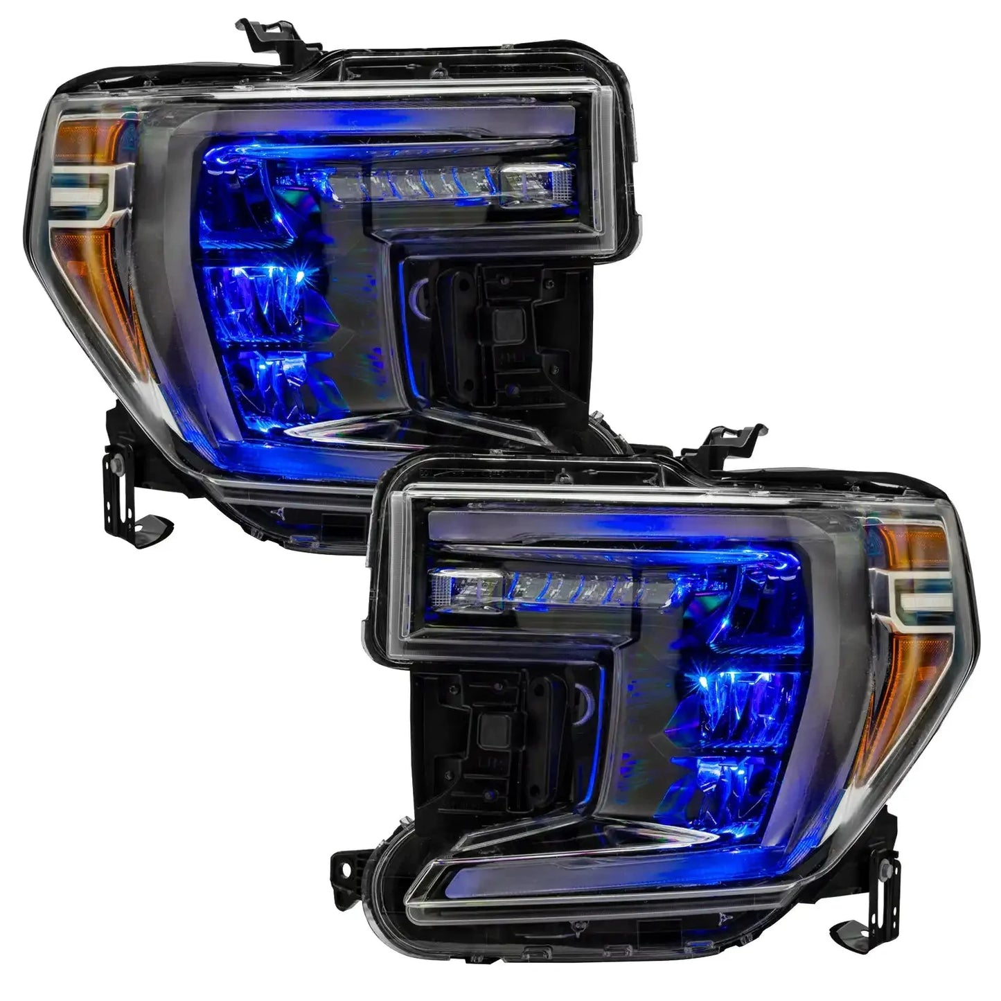 ORACLE Lighting 2019-2022 GMC Sierra 1500 ColorSHIFT RGB Demon Eye Headlight Upgrade by ORACLE Lighting
