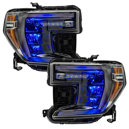 ORACLE Lighting 2019-2022 GMC Sierra 1500 ColorSHIFT RGB Demon Eye Headlight Upgrade by ORACLE Lighting