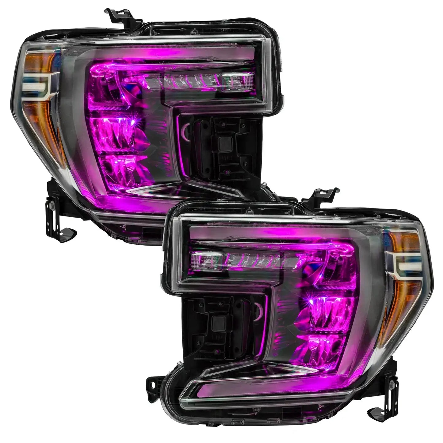 ORACLE Lighting 2019-2022 GMC Sierra 1500 ColorSHIFT RGB Demon Eye Headlight Upgrade by ORACLE Lighting