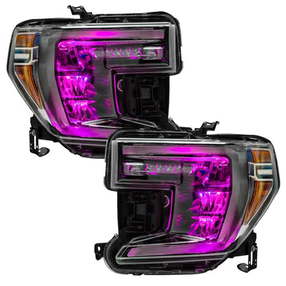 ORACLE Lighting 2019-2022 GMC Sierra 1500 ColorSHIFT RGB Demon Eye Headlight Upgrade by ORACLE Lighting