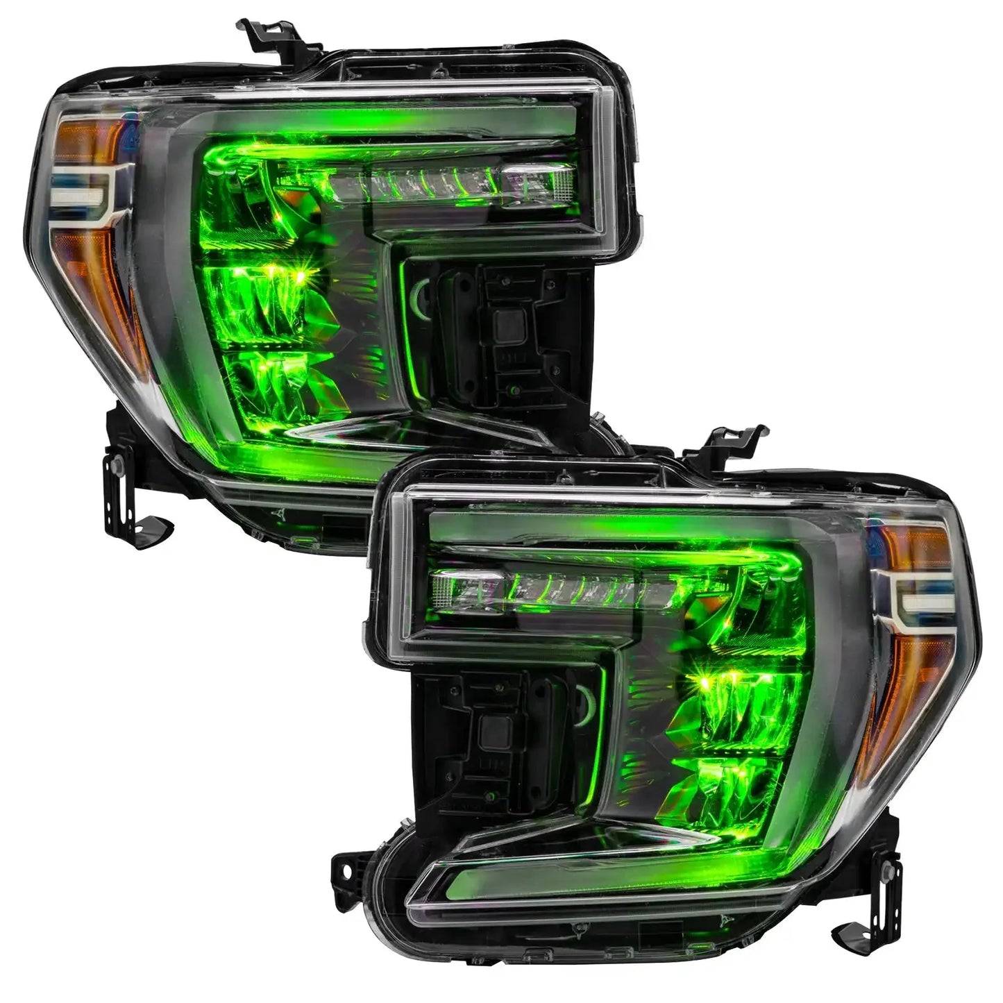 ORACLE Lighting 2019-2022 GMC Sierra 1500 ColorSHIFT RGB Demon Eye Headlight Upgrade by ORACLE Lighting