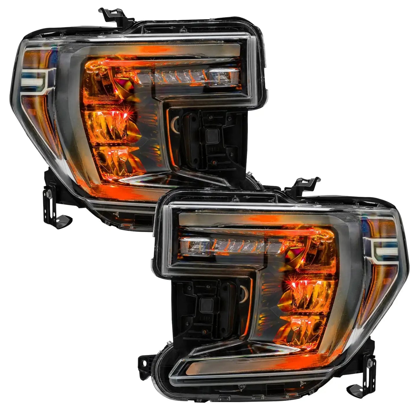 ORACLE Lighting 2019-2022 GMC Sierra 1500 ColorSHIFT RGB Demon Eye Headlight Upgrade by ORACLE Lighting