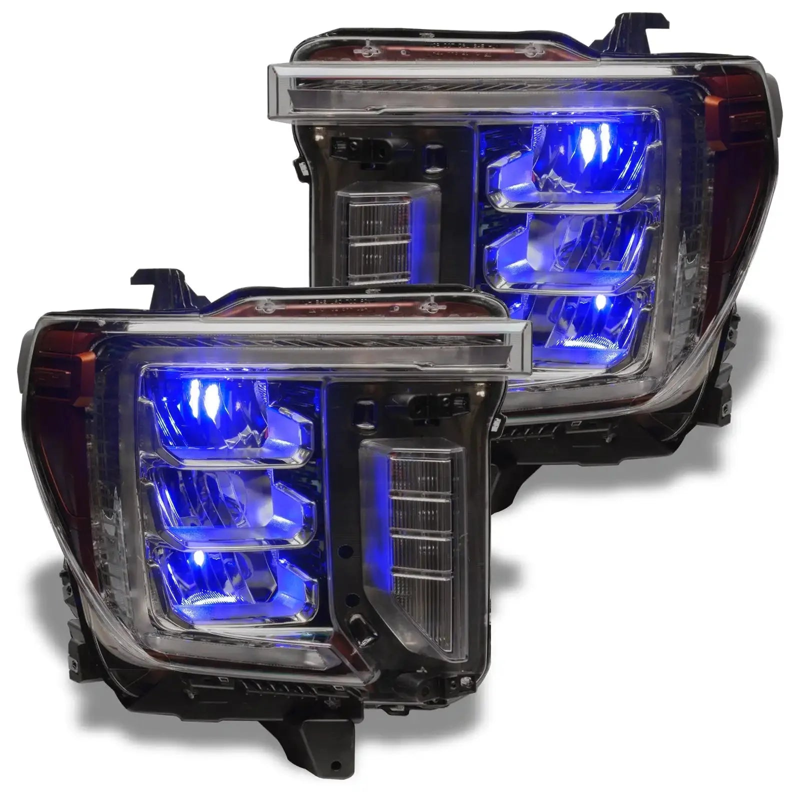 ORACLE Lighting 2020-2023 GMC Sierra 2500/3500 ColorSHIFT RGB Demon Eye Headlight Upgrade by ORACLE Lighting