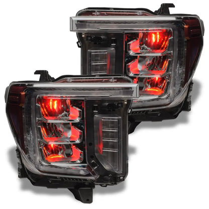 ORACLE Lighting 2020-2023 GMC Sierra 2500/3500 ColorSHIFT RGB Demon Eye Headlight Upgrade by ORACLE Lighting