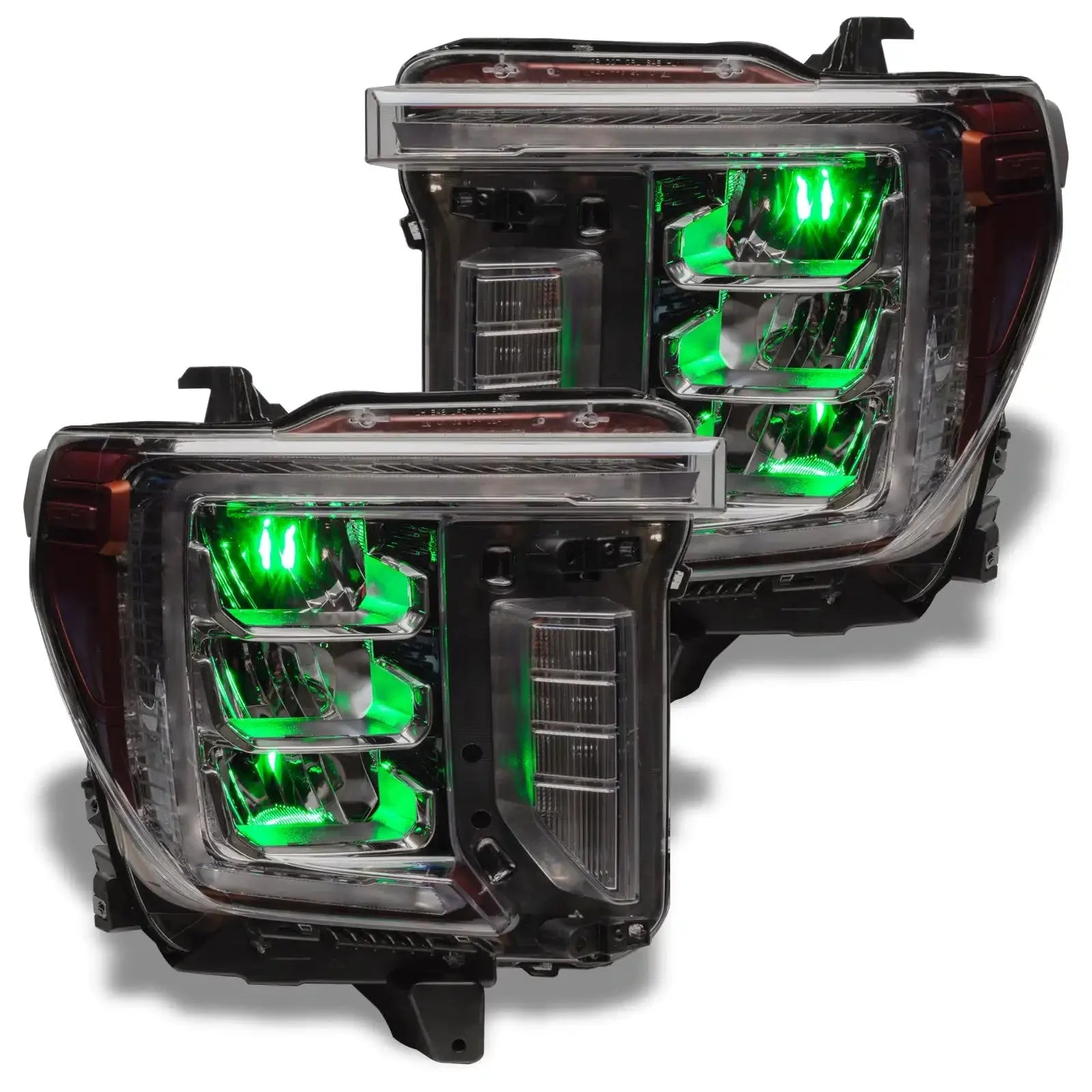 ORACLE Lighting 2020-2023 GMC Sierra 2500/3500 ColorSHIFT RGB Demon Eye Headlight Upgrade by ORACLE Lighting