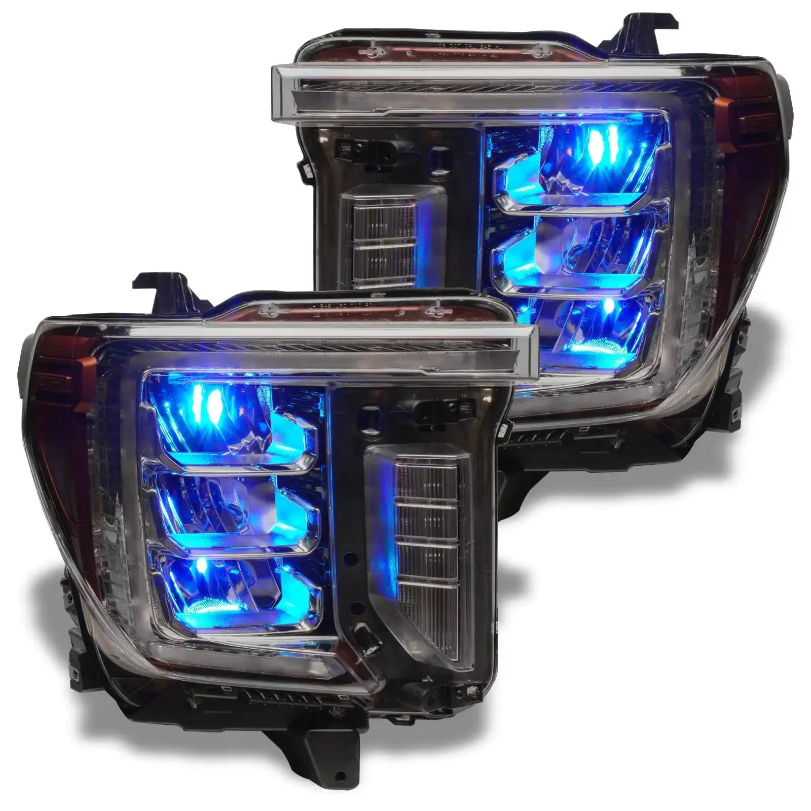 ORACLE Lighting 2020-2023 GMC Sierra 2500/3500 ColorSHIFT RGB Demon Eye Headlight Upgrade by ORACLE Lighting