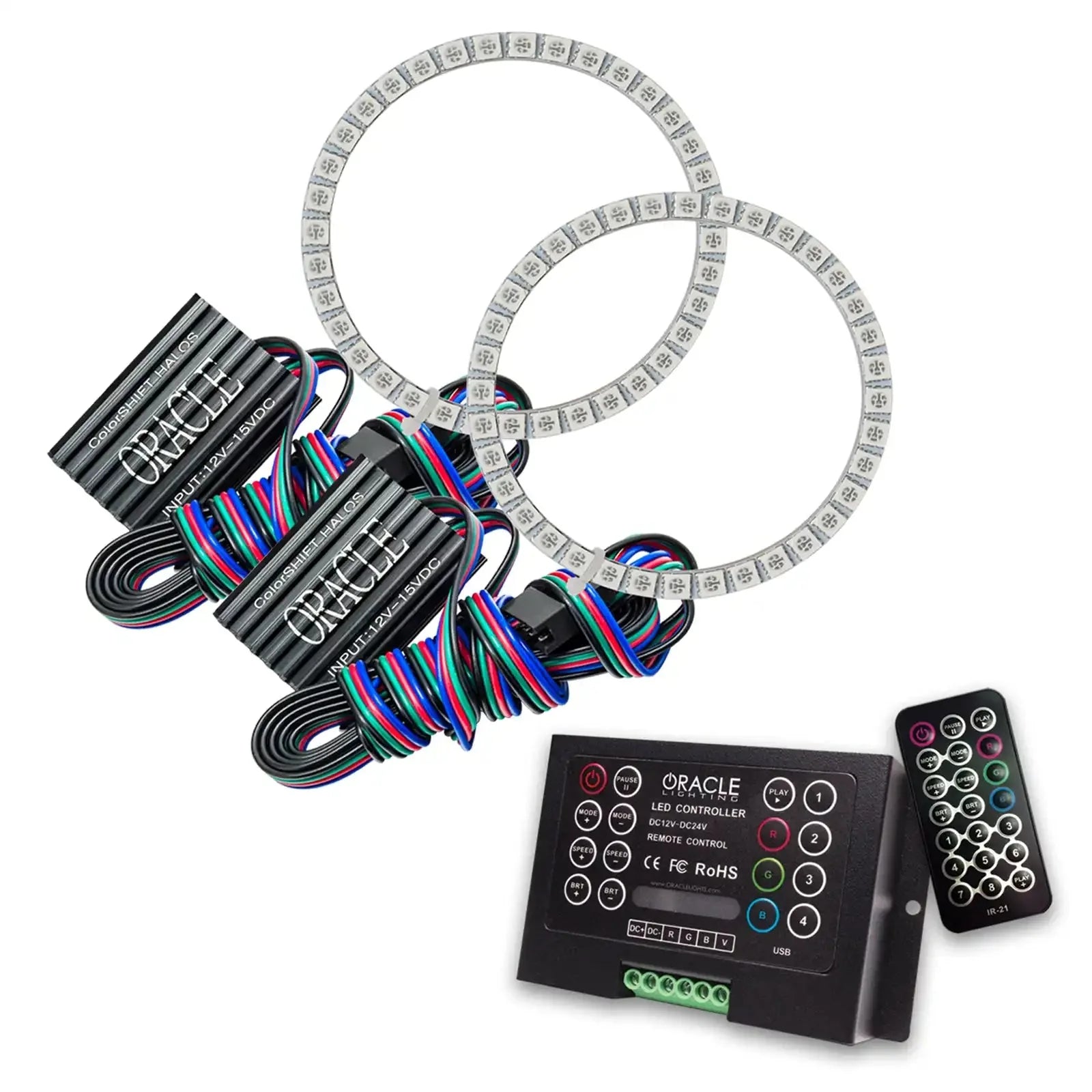 ORACLE Lighting 2009-2012 Ford Flex LED Headlight Halo Kit by ORACLE Lighting