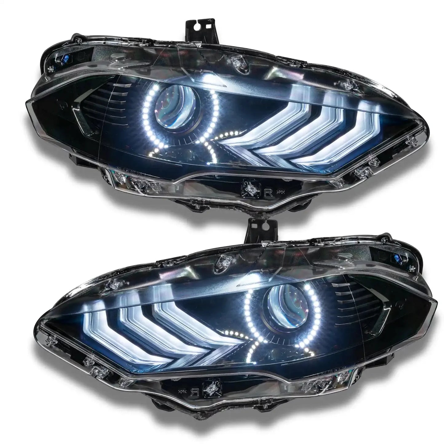 ORACLE Lighting 2018-2023 Ford Mustang Dynamic ColorSHIFT DRL Upgrade w/Halo Kit & Sequential Turn Signal by ORACLE Lighting