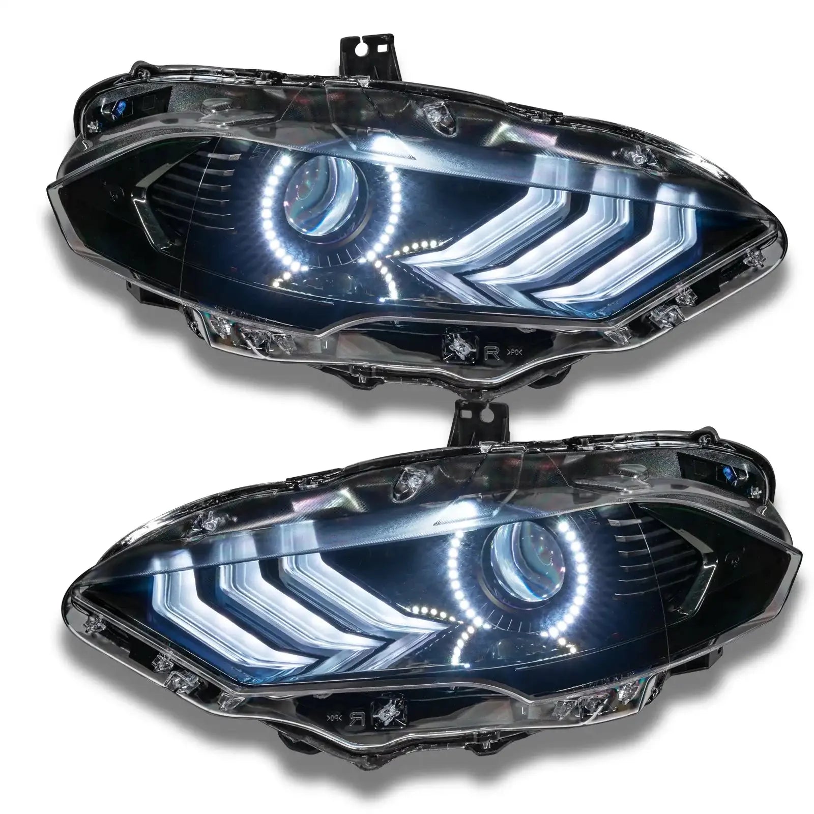 ORACLE Lighting 2018-2023 Ford Mustang Dynamic ColorSHIFT DRL Upgrade w/Halo Kit & Sequential Turn Signal by ORACLE Lighting