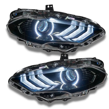 ORACLE Lighting 2018-2023 Ford Mustang Dynamic ColorSHIFT DRL Upgrade w/Halo Kit & Sequential Turn Signal by ORACLE Lighting