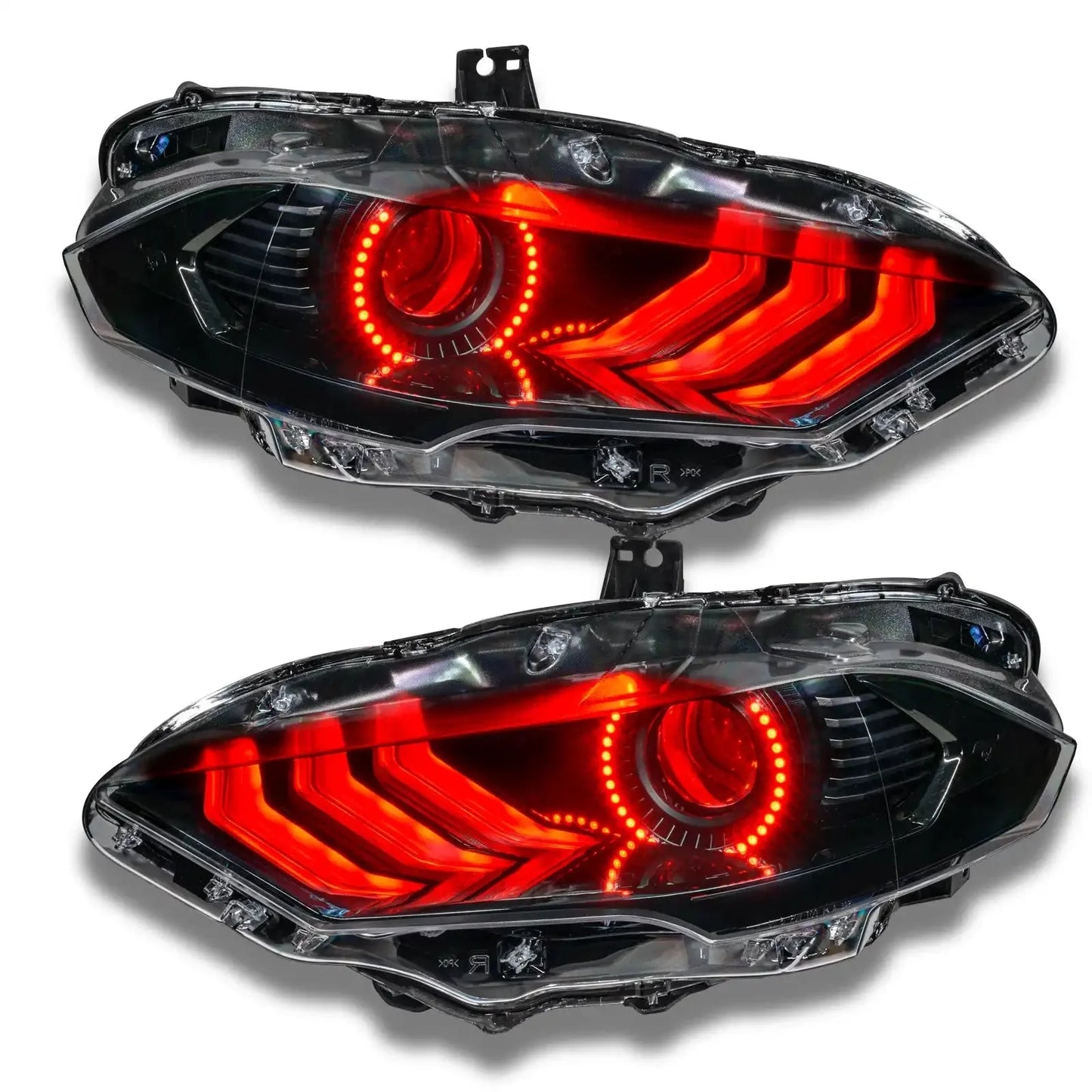ORACLE Lighting 2018-2023 Ford Mustang Dynamic ColorSHIFT DRL Upgrade w/Halo Kit & Sequential Turn Signal by ORACLE Lighting