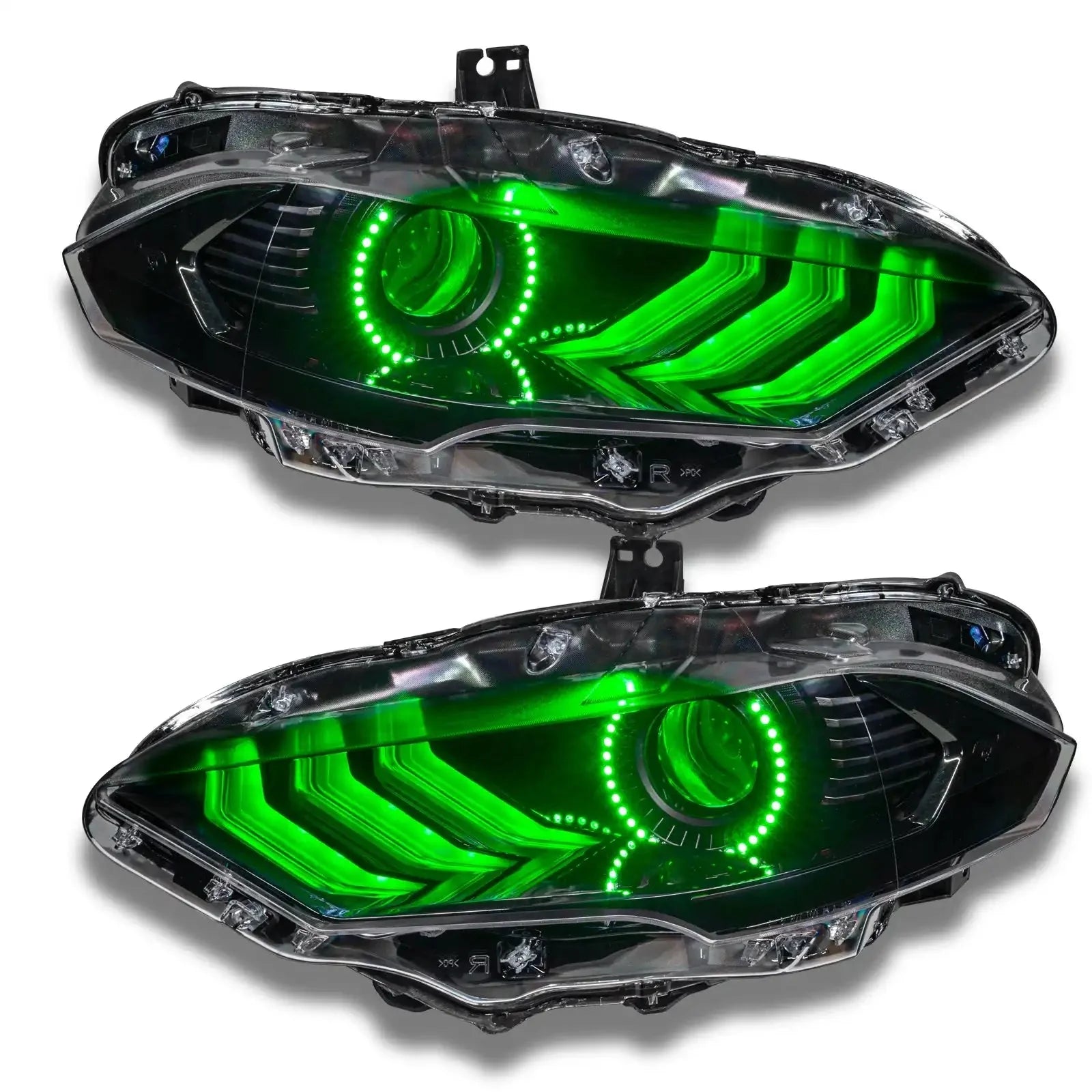 ORACLE Lighting 2018-2023 Ford Mustang Dynamic ColorSHIFT DRL Upgrade w/Halo Kit & Sequential Turn Signal by ORACLE Lighting