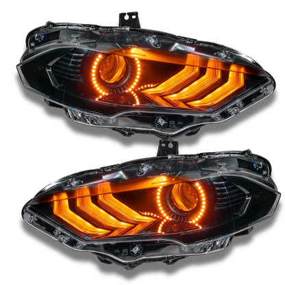 ORACLE Lighting 2018-2023 Ford Mustang Dynamic ColorSHIFT DRL Upgrade w/Halo Kit & Sequential Turn Signal by ORACLE Lighting