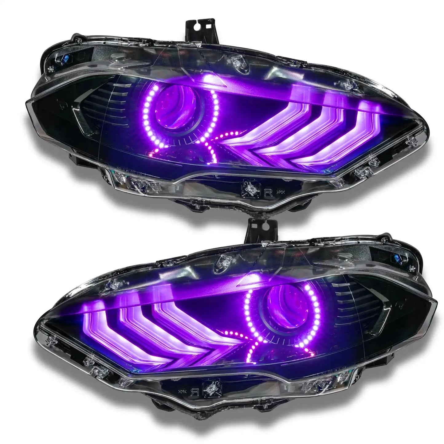 ORACLE Lighting 2018-2023 Ford Mustang Dynamic ColorSHIFT DRL Upgrade w/Halo Kit & Sequential Turn Signal by ORACLE Lighting