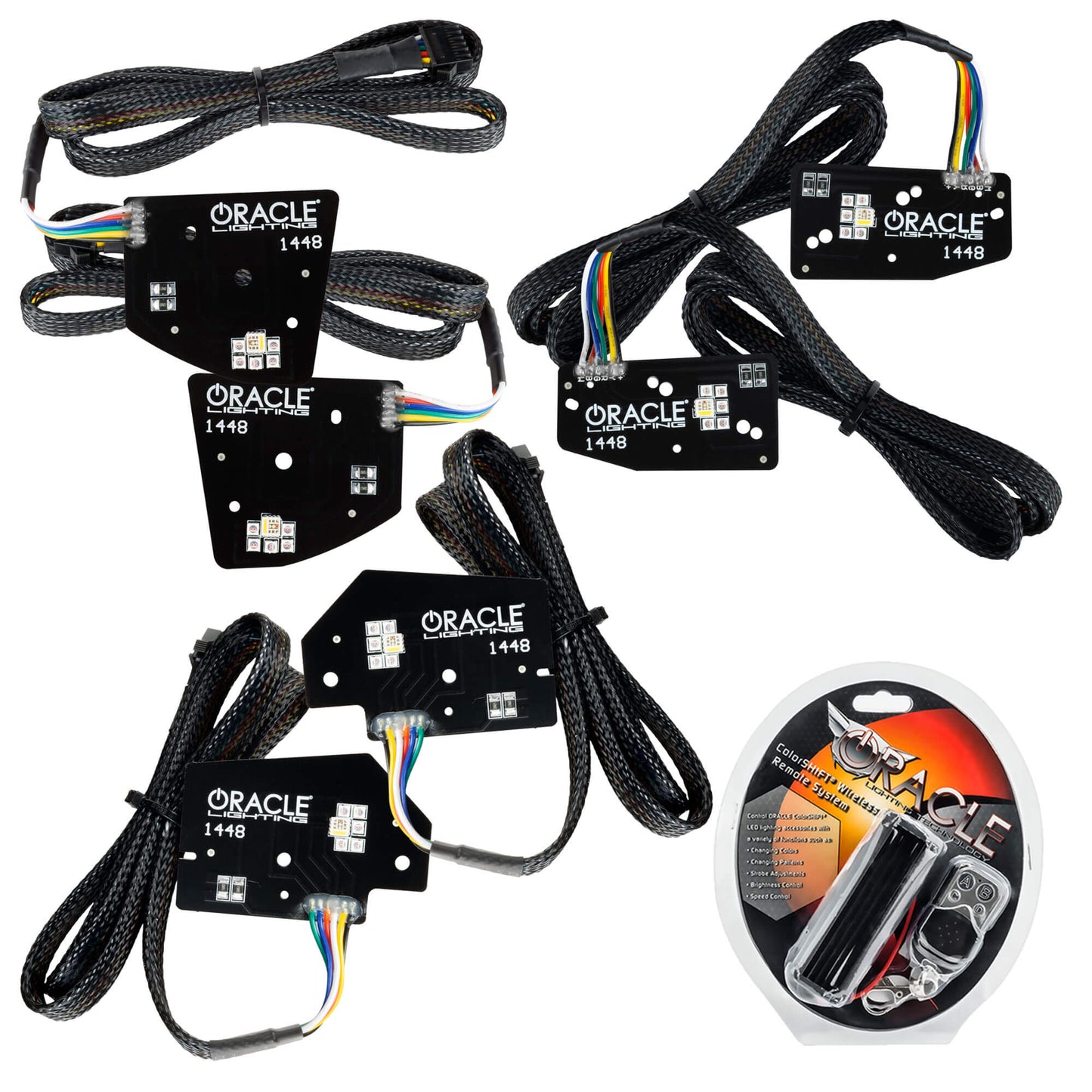ORACLE Lighting 2019-2024 Ram 1500 RGBW+A Headlight DRL Upgrade Kit - LED Projector Headlights by ORACLE Lighting