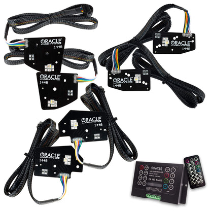 ORACLE Lighting 2019-2024 Ram 1500 RGBW+A Headlight DRL Upgrade Kit - LED Projector Headlights by ORACLE Lighting