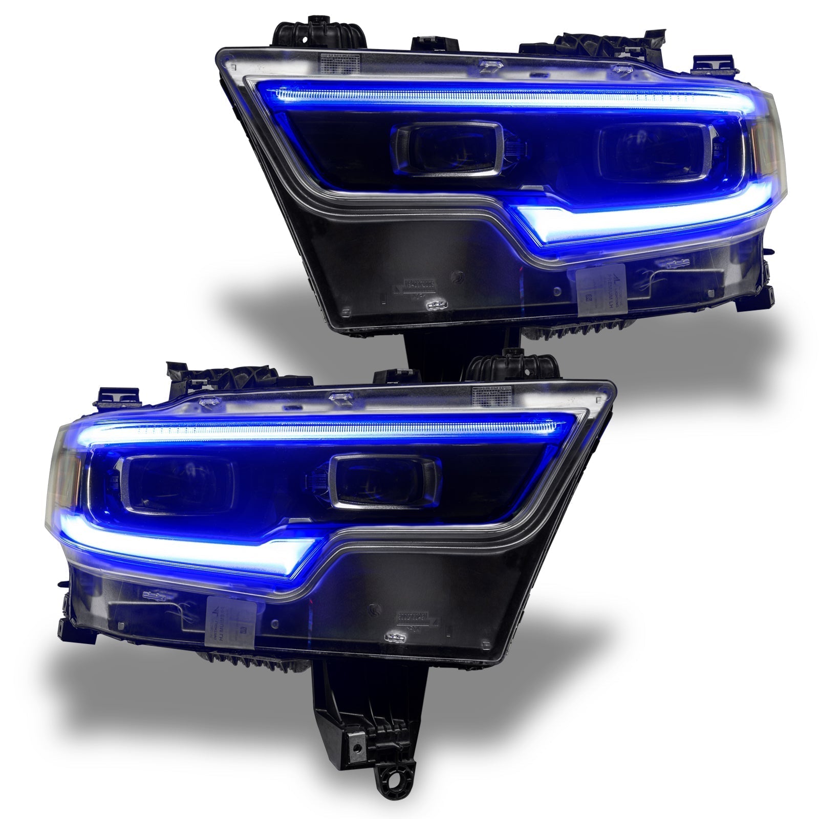 ORACLE Lighting 2019-2024 Ram 1500 RGBW+A Headlight DRL Upgrade Kit - LED Projector Headlights by ORACLE Lighting
