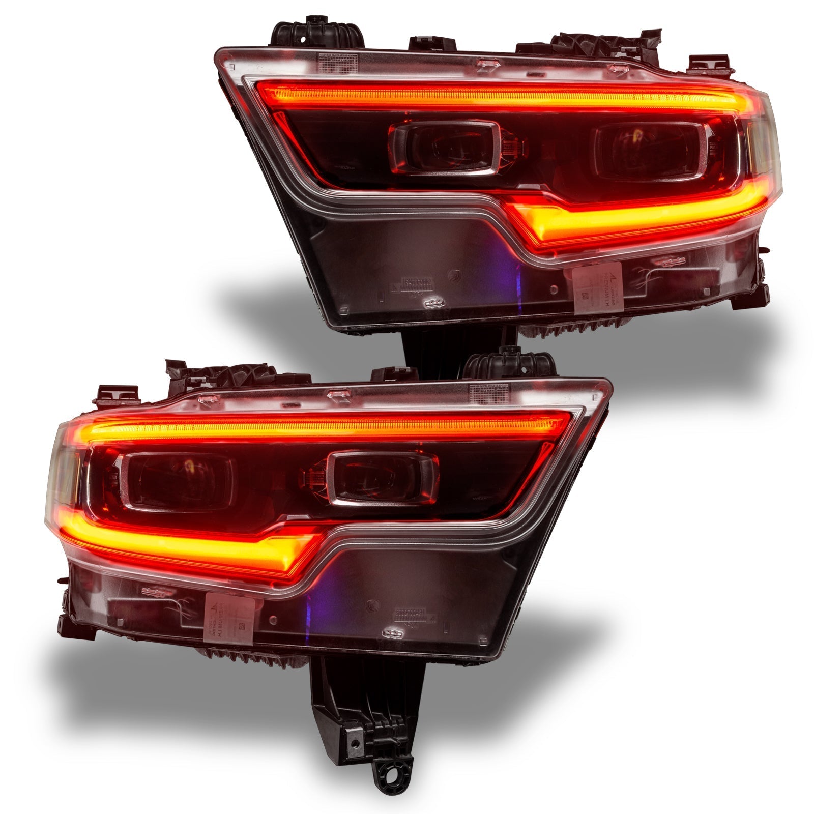ORACLE Lighting 2019-2024 Ram 1500 RGBW+A Headlight DRL Upgrade Kit - LED Projector Headlights by ORACLE Lighting