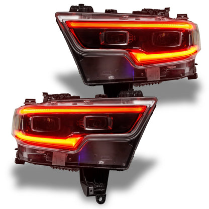 ORACLE Lighting 2019-2024 Ram 1500 RGBW+A Headlight DRL Upgrade Kit - LED Projector Headlights by ORACLE Lighting