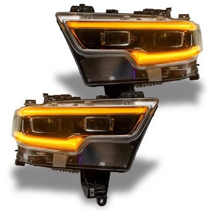 ORACLE Lighting 2019-2024 Ram 1500 RGBW+A Headlight DRL Upgrade Kit - LED Projector Headlights by ORACLE Lighting