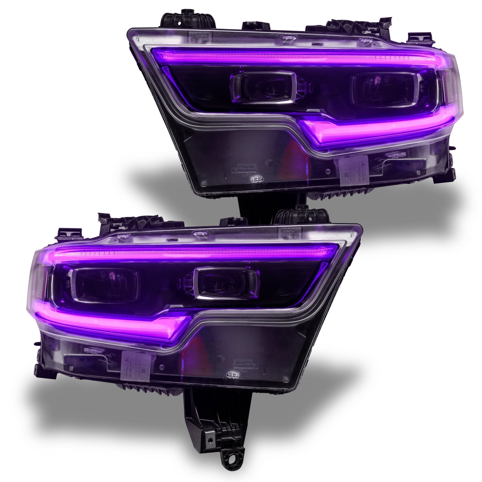 ORACLE Lighting 2019-2024 Ram 1500 RGBW+A Headlight DRL Upgrade Kit - LED Projector Headlights by ORACLE Lighting