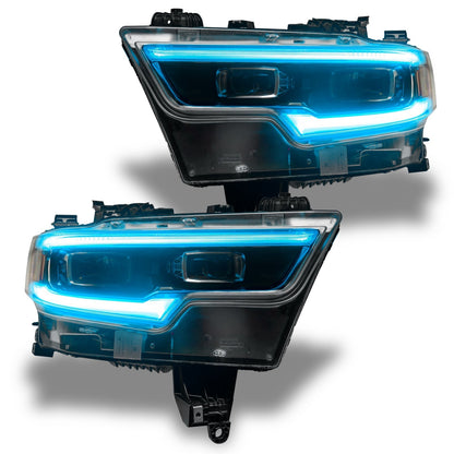 ORACLE Lighting 2019-2024 Ram 1500 RGBW+A Headlight DRL Upgrade Kit - LED Projector Headlights by ORACLE Lighting