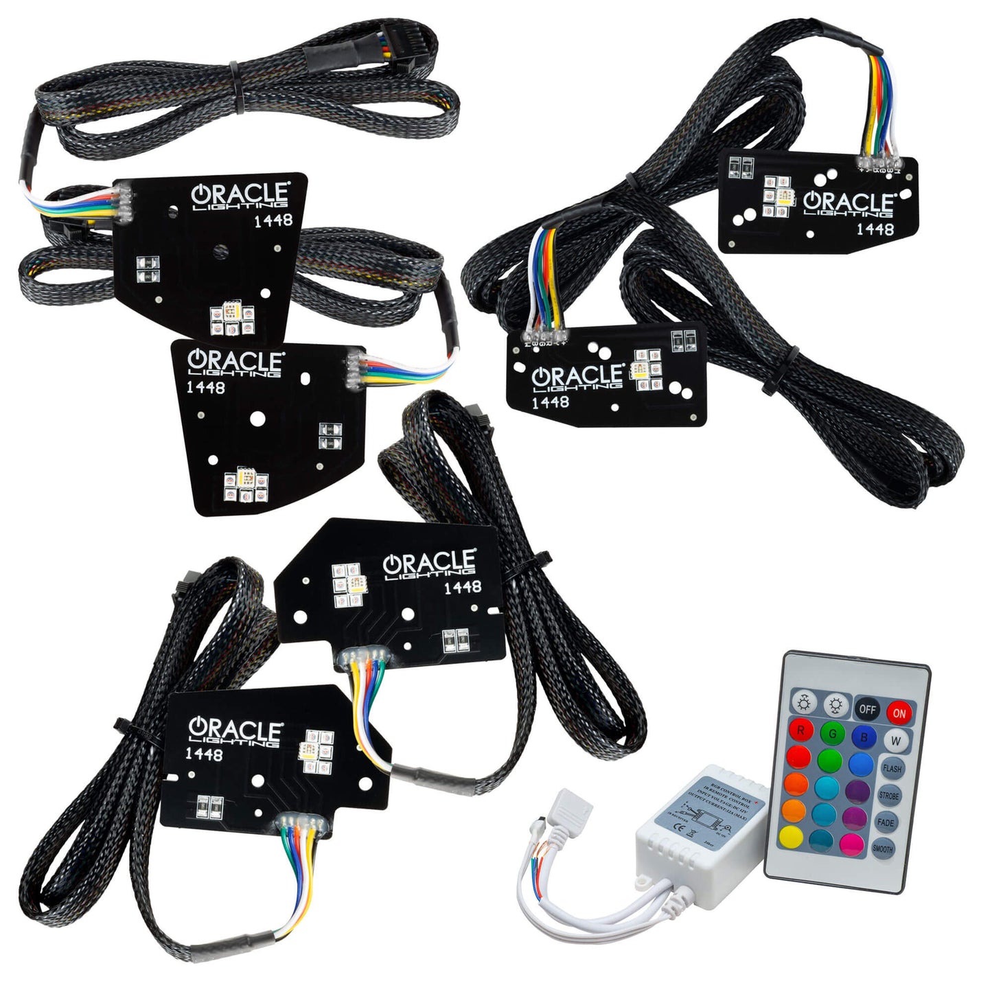 ORACLE Lighting 2019-2024 Ram 1500 RGBW+A Headlight DRL Upgrade Kit - LED Projector Headlights by ORACLE Lighting