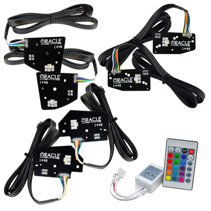 ORACLE Lighting 2019-2024 Ram 1500 RGBW+A Headlight DRL Upgrade Kit - LED Projector Headlights by ORACLE Lighting