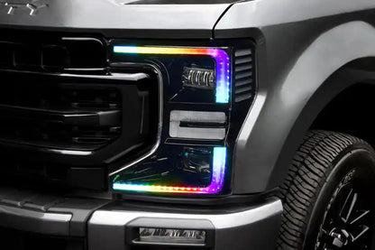 ORACLE Lighting 2020-2022 Ford F-250/350 Super Duty ORACLE Dynamic ColorSHIFT Headlight DRL Upgrade Kit w/Switchback Turn Signals by ORACLE Lighting