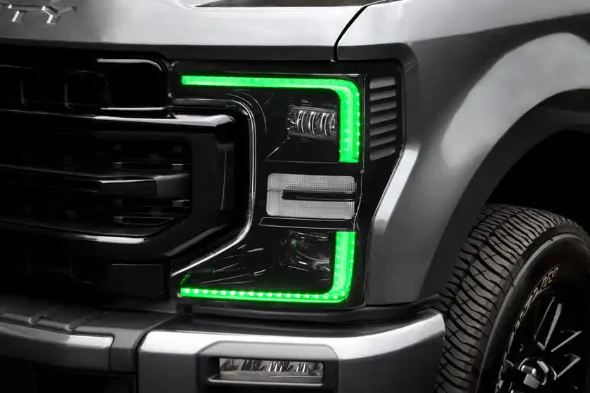 ORACLE Lighting 2020-2022 Ford F-250/350 Super Duty ORACLE Dynamic ColorSHIFT Headlight DRL Upgrade Kit w/Switchback Turn Signals by ORACLE Lighting
