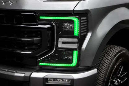 ORACLE Lighting 2020-2022 Ford F-250/350 Super Duty ORACLE Dynamic ColorSHIFT Headlight DRL Upgrade Kit w/Switchback Turn Signals by ORACLE Lighting