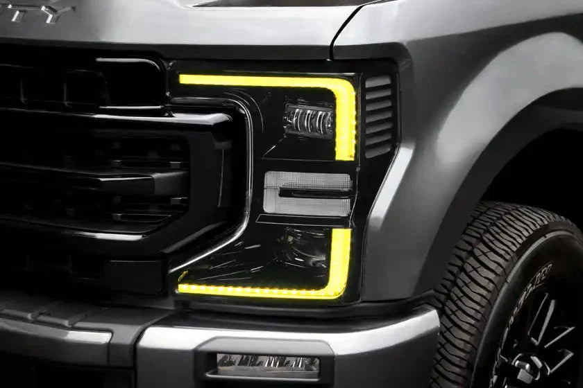 ORACLE Lighting 2020-2022 Ford F-250/350 Super Duty ORACLE Dynamic ColorSHIFT Headlight DRL Upgrade Kit w/Switchback Turn Signals by ORACLE Lighting