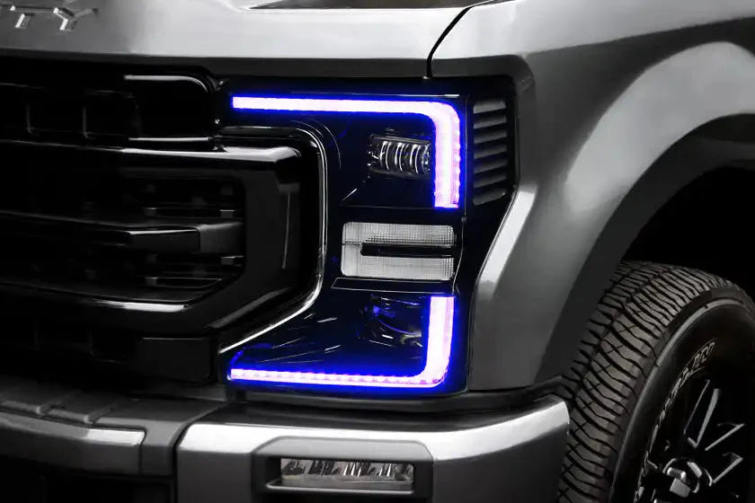 ORACLE Lighting 2020-2022 Ford F-250/350 Super Duty ORACLE Dynamic ColorSHIFT Headlight DRL Upgrade Kit w/Switchback Turn Signals by ORACLE Lighting
