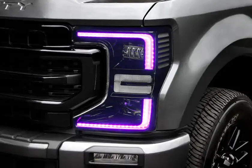 ORACLE Lighting 2020-2022 Ford F-250/350 Super Duty ORACLE Dynamic ColorSHIFT Headlight DRL Upgrade Kit w/Switchback Turn Signals by ORACLE Lighting