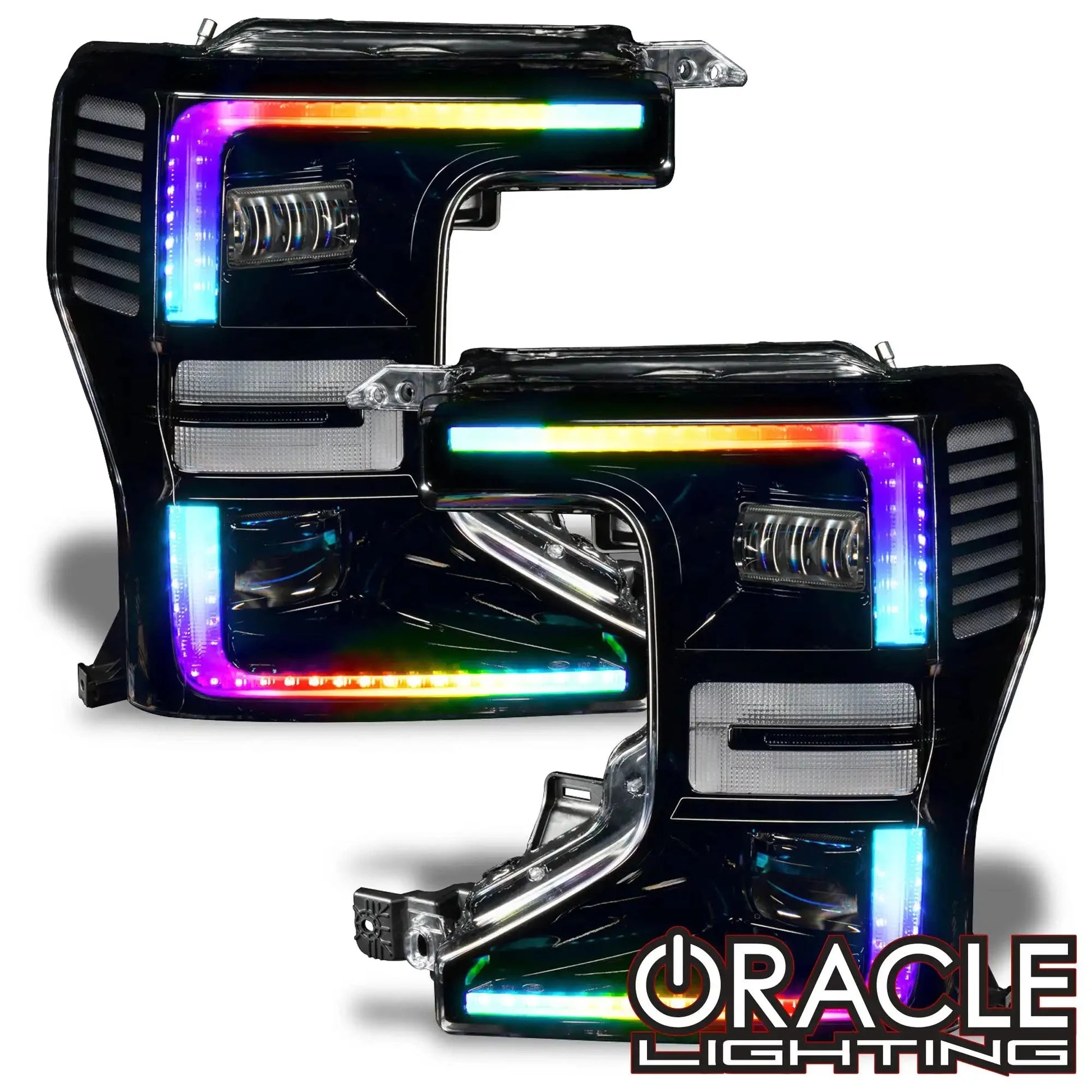 ORACLE Lighting 2020-2022 Ford F-250/350 Super Duty ORACLE Dynamic ColorSHIFT Headlight DRL Upgrade Kit w/Switchback Turn Signals by ORACLE Lighting