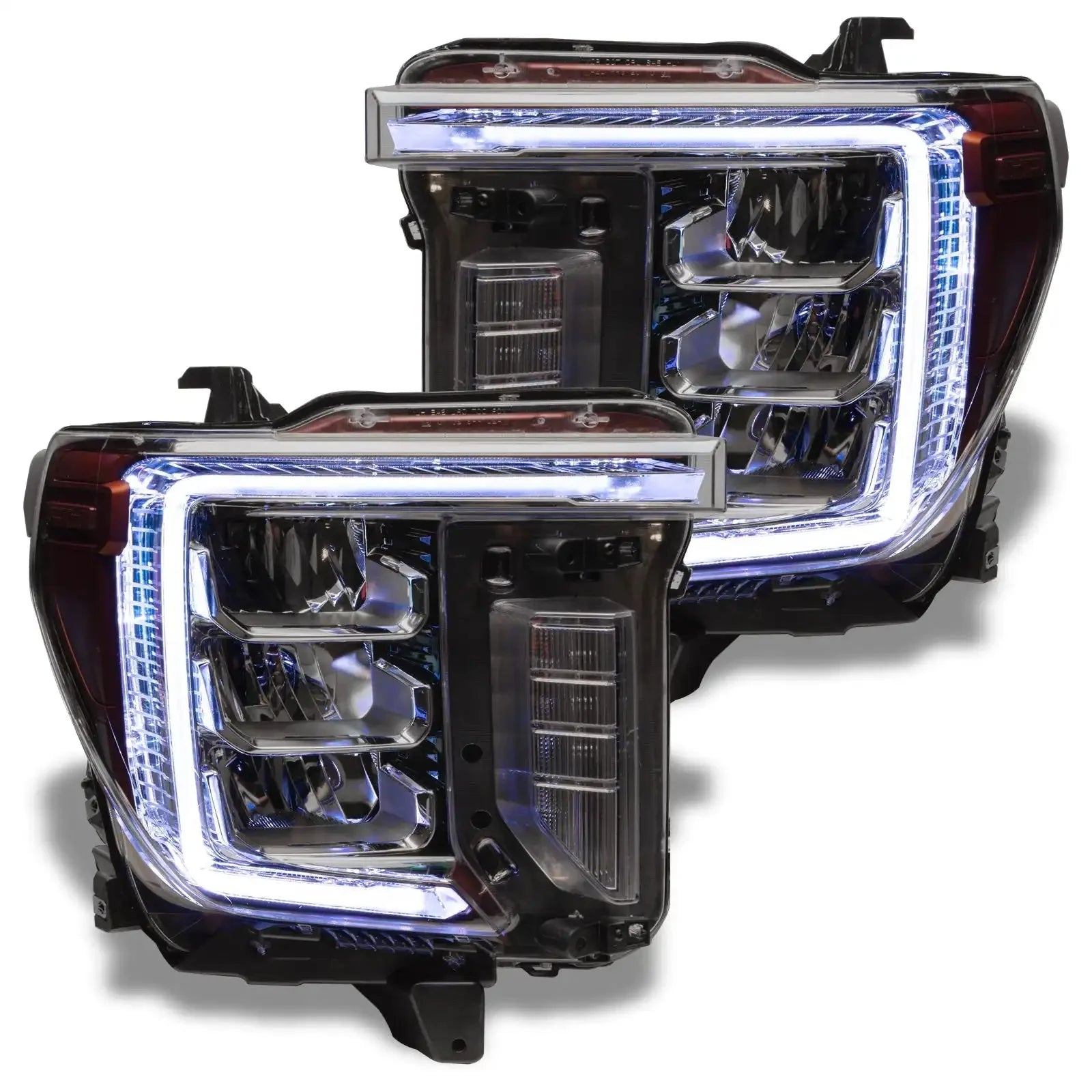ORACLE Lighting 2020-2023 GMC Sierra 2500/3500 HD ColorSHIFT RGB+W Headlight DRL Upgrade by ORACLE Lighting