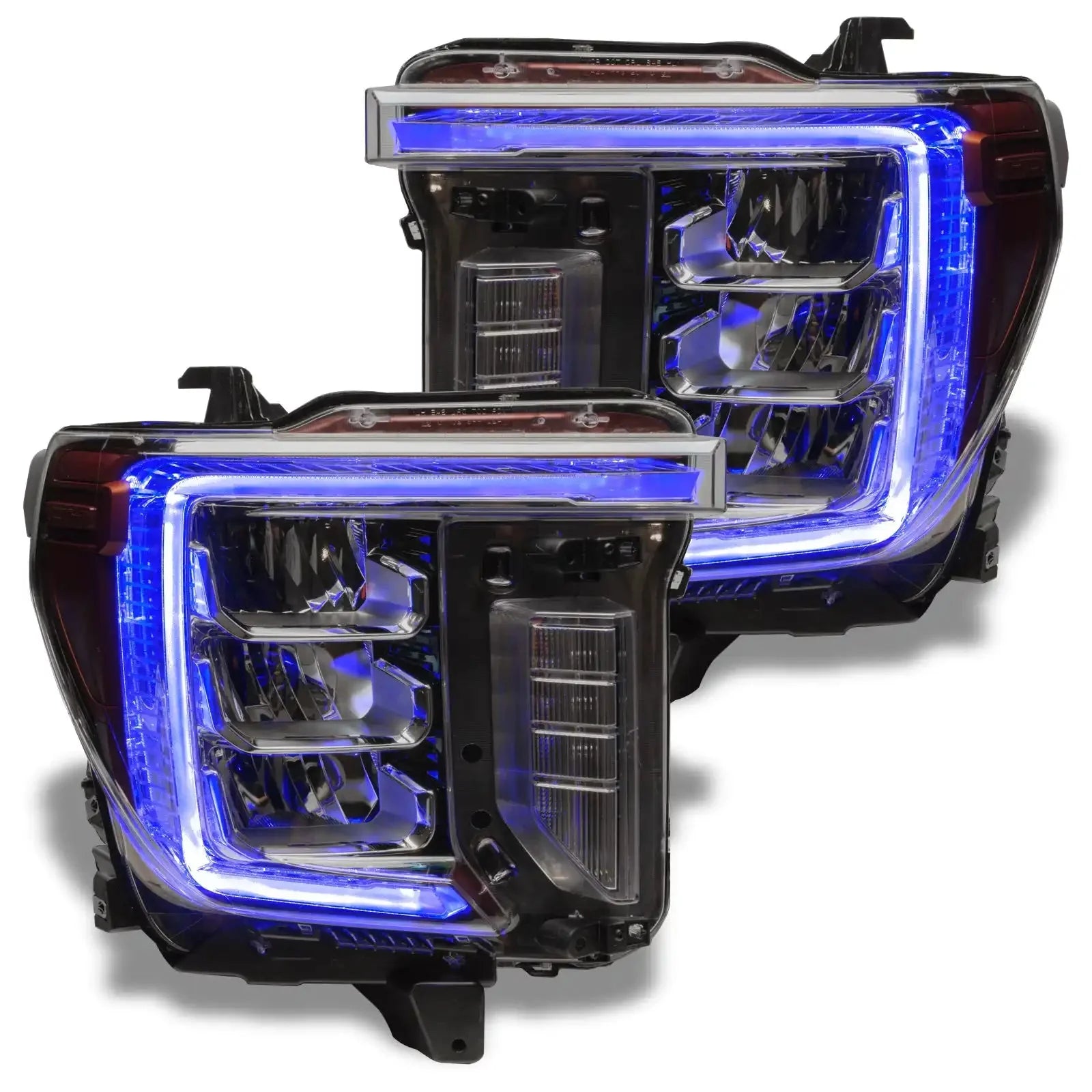 ORACLE Lighting 2020-2023 GMC Sierra 2500/3500 HD ColorSHIFT RGB+W Headlight DRL Upgrade by ORACLE Lighting