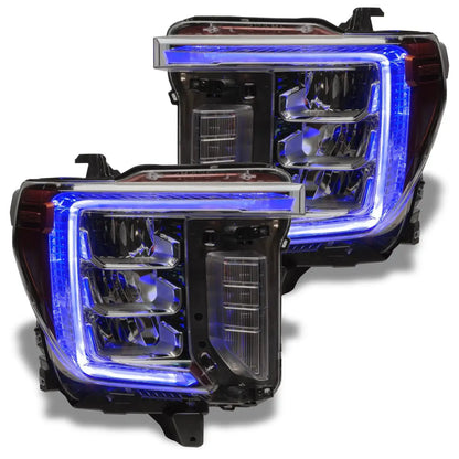 ORACLE Lighting 2020-2023 GMC Sierra 2500/3500 HD ColorSHIFT RGB+W Headlight DRL Upgrade by ORACLE Lighting