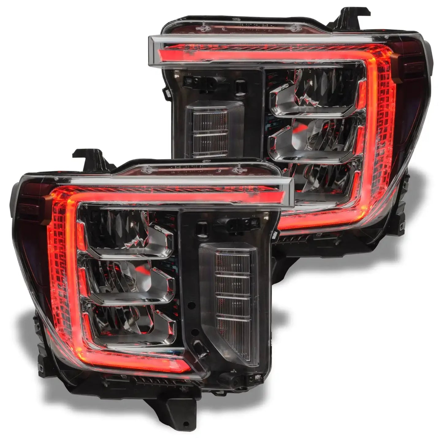 ORACLE Lighting 2020-2023 GMC Sierra 2500/3500 HD ColorSHIFT RGB+W Headlight DRL Upgrade by ORACLE Lighting