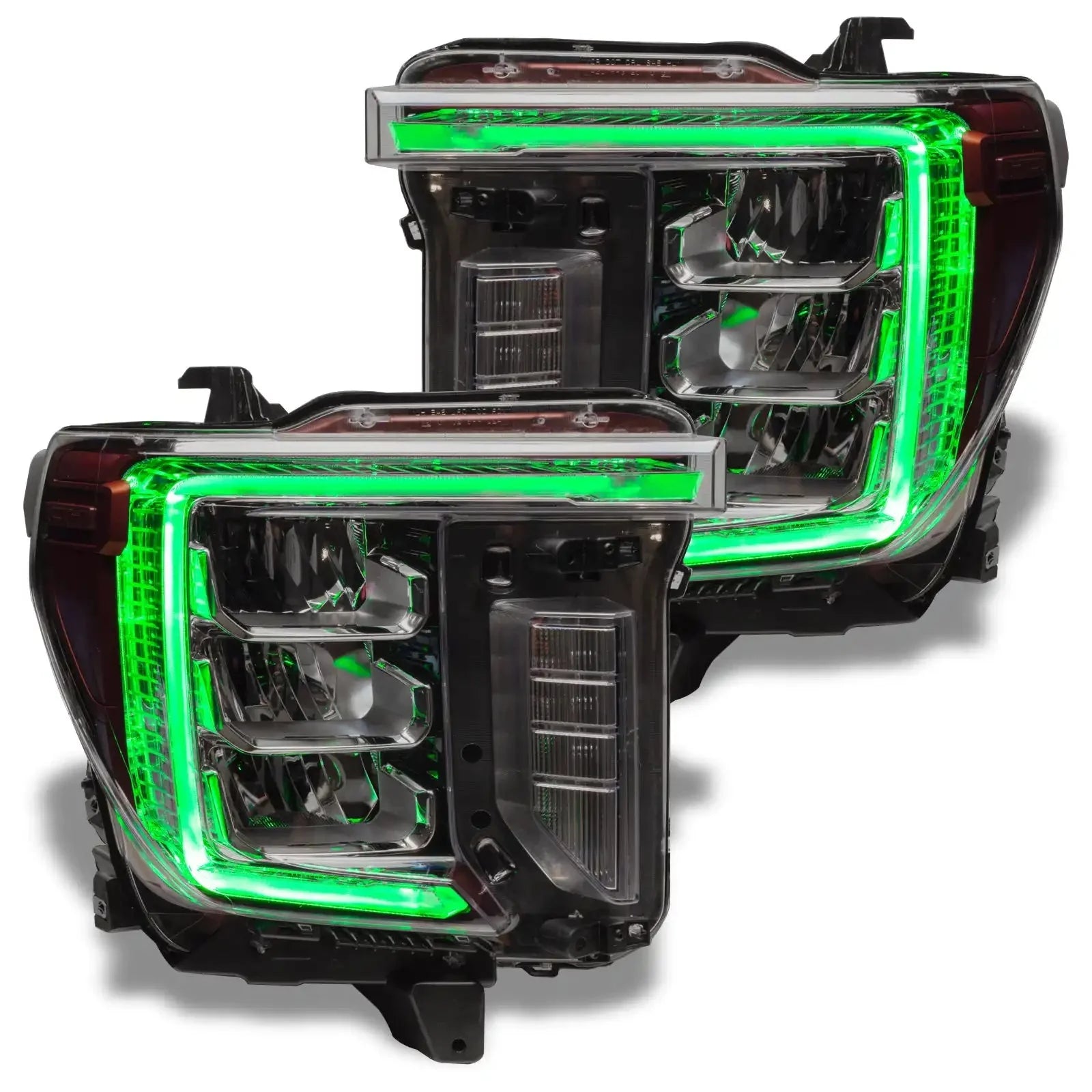 ORACLE Lighting 2020-2023 GMC Sierra 2500/3500 HD ColorSHIFT RGB+W Headlight DRL Upgrade by ORACLE Lighting
