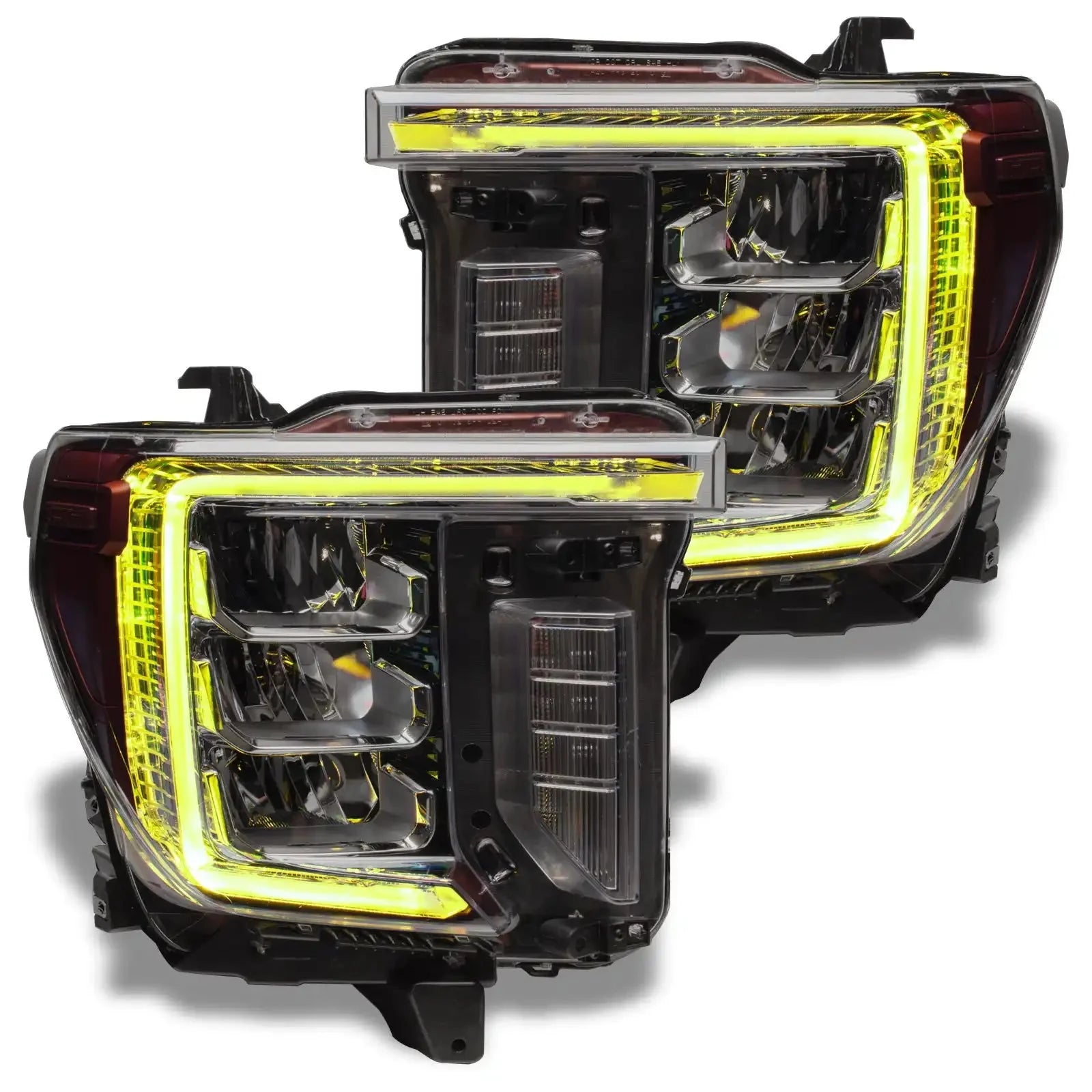 ORACLE Lighting 2020-2023 GMC Sierra 2500/3500 HD ColorSHIFT RGB+W Headlight DRL Upgrade by ORACLE Lighting