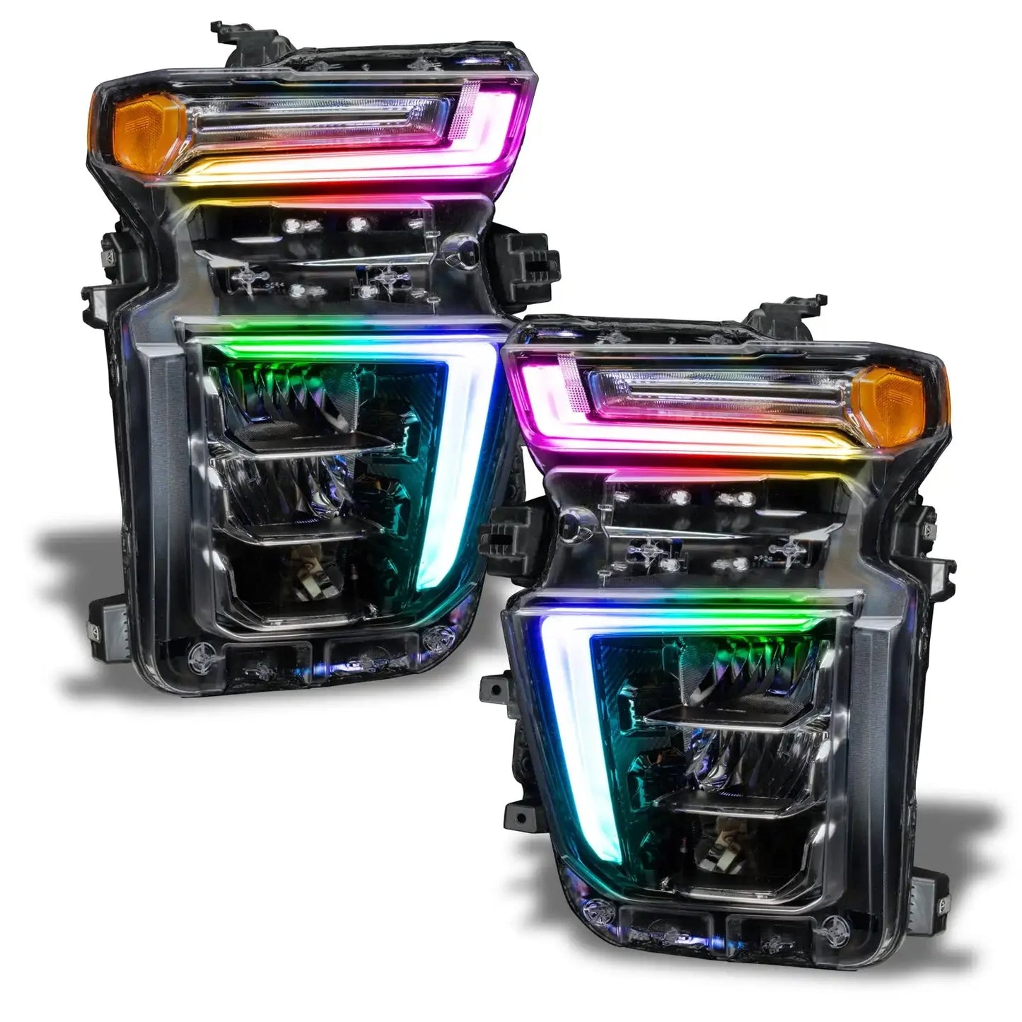 ORACLE Lighting 2020-2023 Chevrolet Silverado HD 2500/3500 ColorSHIFT RGB+W Headlight DRL Upgrade Kit by ORACLE Lighting
