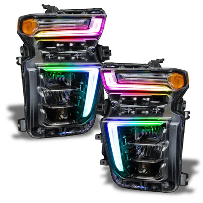 ORACLE Lighting 2020-2023 Chevrolet Silverado HD 2500/3500 ColorSHIFT RGB+W Headlight DRL Upgrade Kit by ORACLE Lighting