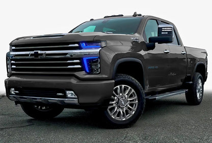 ORACLE Lighting 2020-2023 Chevrolet Silverado HD 2500/3500 ColorSHIFT RGB+W Headlight DRL Upgrade Kit by ORACLE Lighting