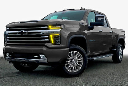 ORACLE Lighting 2020-2023 Chevrolet Silverado HD 2500/3500 ColorSHIFT RGB+W Headlight DRL Upgrade Kit by ORACLE Lighting