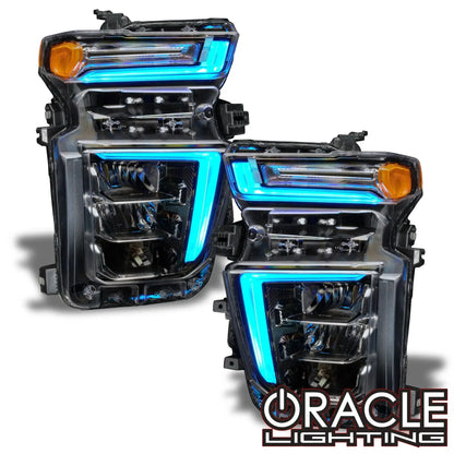 ORACLE Lighting 2020-2023 Chevrolet Silverado HD 2500/3500 ColorSHIFT RGB+W Headlight DRL Upgrade Kit by ORACLE Lighting