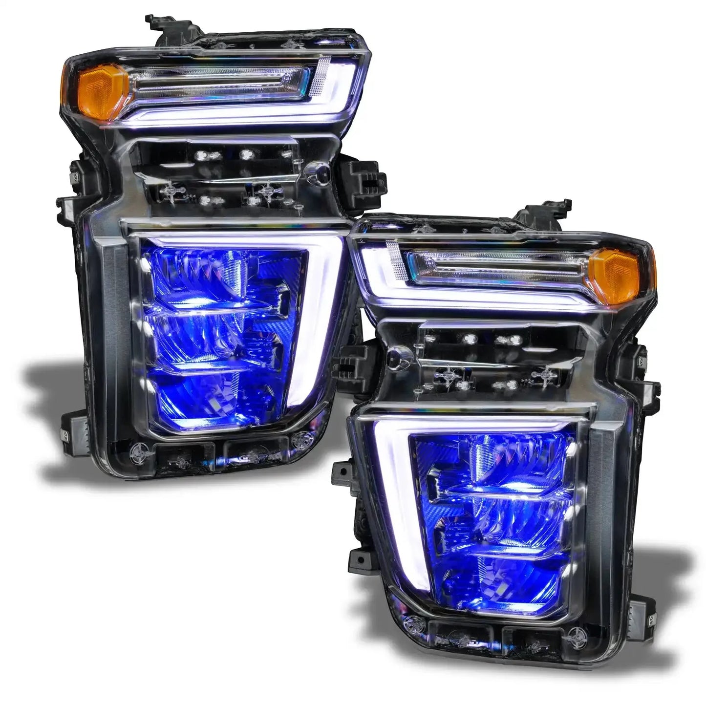 ORACLE Lighting 2020-2023 Chevrolet Silverado HD 2500/3500 ColorSHIFT Demon Eye RGB Upgrade by ORACLE Lighting