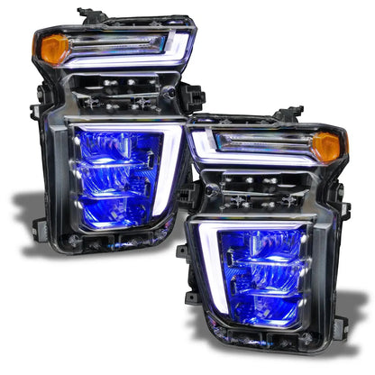ORACLE Lighting 2020-2023 Chevrolet Silverado HD 2500/3500 ColorSHIFT Demon Eye RGB Upgrade by ORACLE Lighting