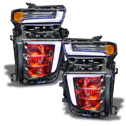 ORACLE Lighting 2020-2023 Chevrolet Silverado HD 2500/3500 ColorSHIFT Demon Eye RGB Upgrade by ORACLE Lighting